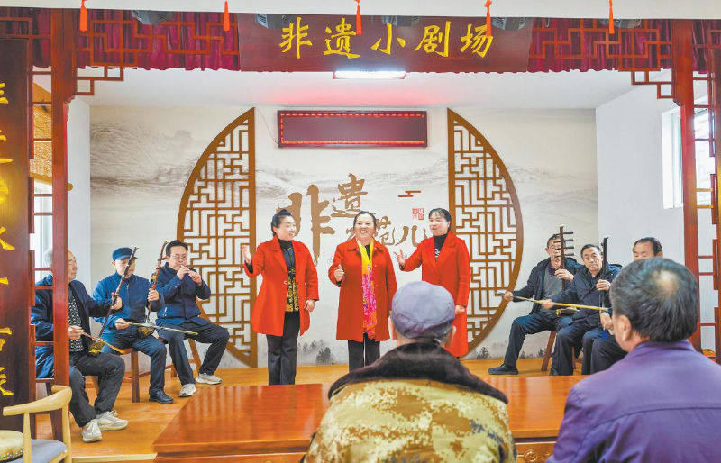 煎饼摊出“清涧情”　道情唱出“非遗韵”